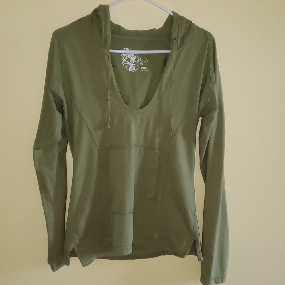 Hooded long sleeve Lucy pullover